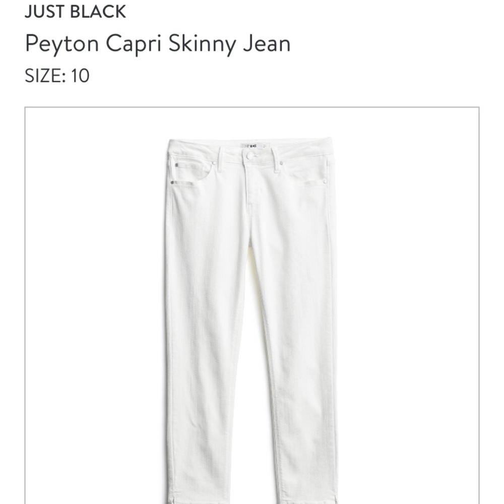 Just Black NWT Crop / Capri Pants